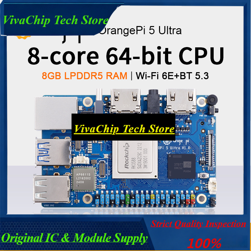 VivacpOrange Pi 5 Ultra 8GB Ra - огляд і ціна Rk3588 Mini Pc Board