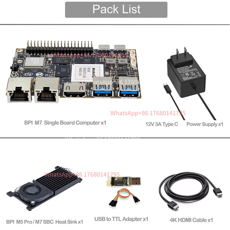 RK3588 Single Board Computer S - огляд і ціна Banana Pi Bpi M7 Rk3588