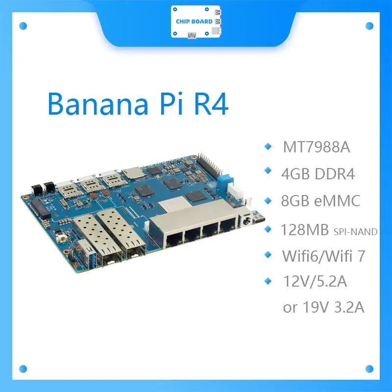 2026 Hot! Banana Pi BPI R4 Wif - огляд і ціна Bananapi Bpi R4 Wifi 7
