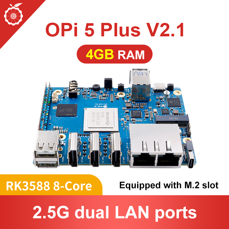 Orange Pi 5 Plus 4GB V2.1 Sing - огляд і ціна Orange Pi 5 Plus 32Gb