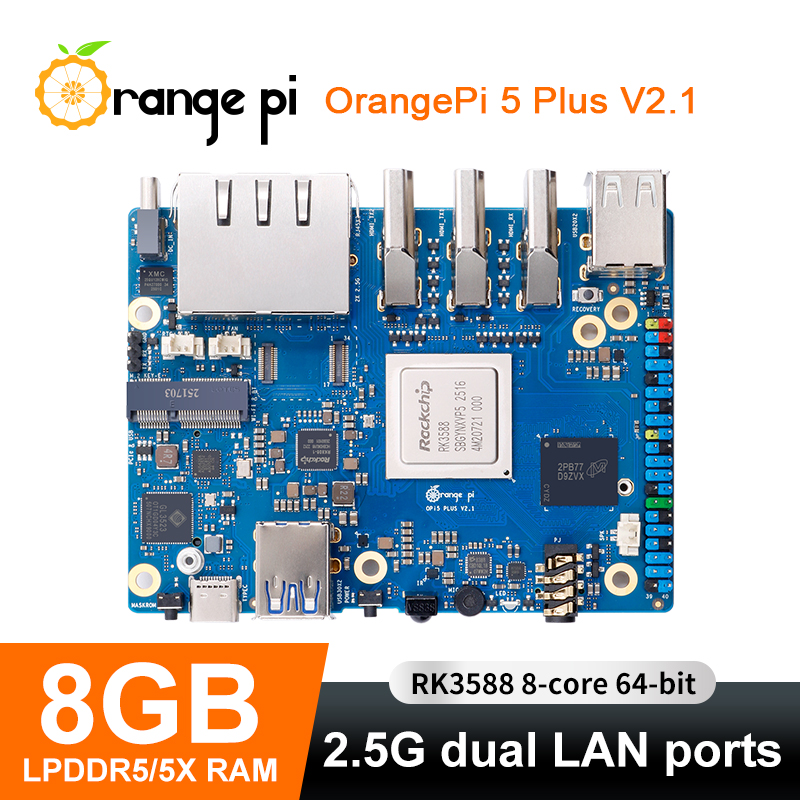 Orange Pi 5 Plus 8GB V2.1 Sing - огляд і ціна Orange Pi 5 Plus 32Gb