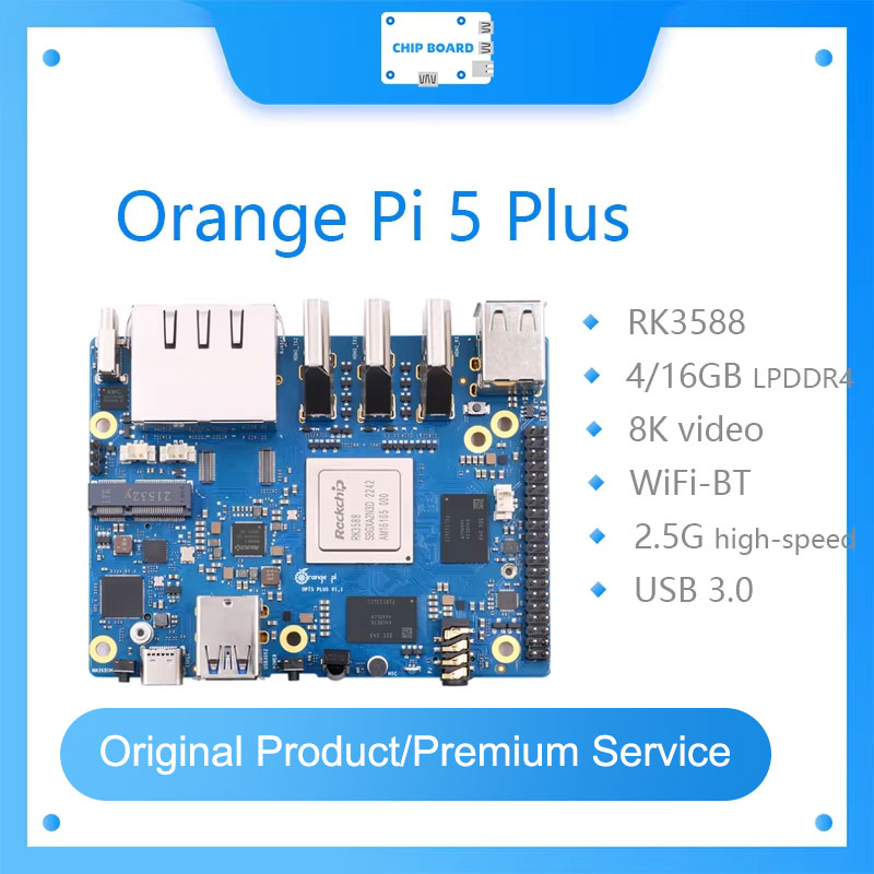 Orange Pi 5 Plus  Single Board - огляд і ціна Radxa Rock 5B 16Gb